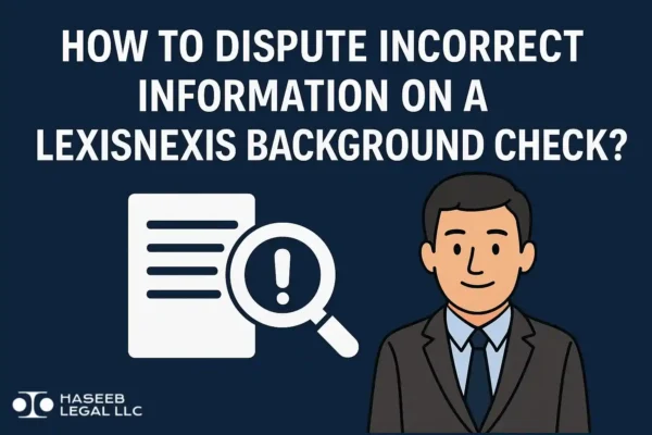 How to Dispute Incorrect Information on a LexisNexis Background Check?
