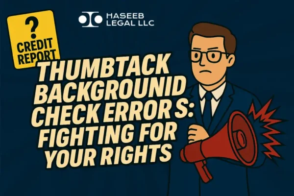 Thumbtack Background Check Errors: Fighting for Your Rights