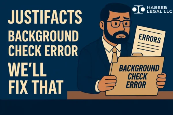 Justifacts Background Check Errors