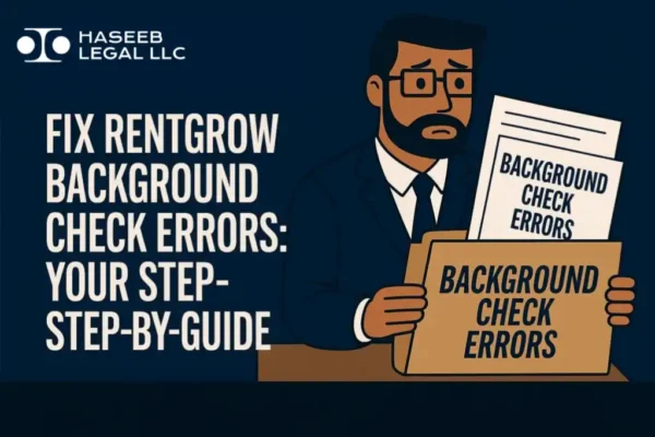 RentGrow Background Check Errors